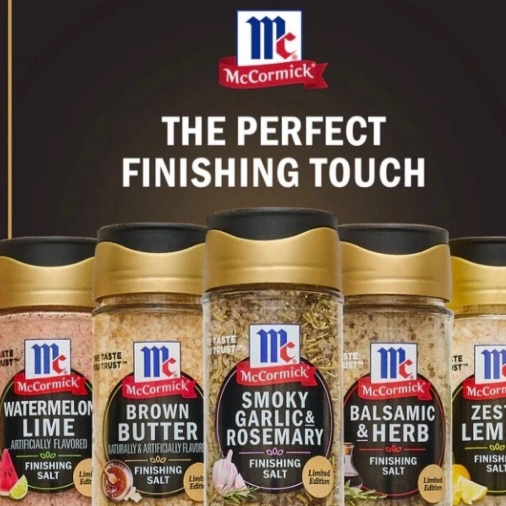 McCormick Limited Edition Finishing Salts lot of 5 Brand new for summer